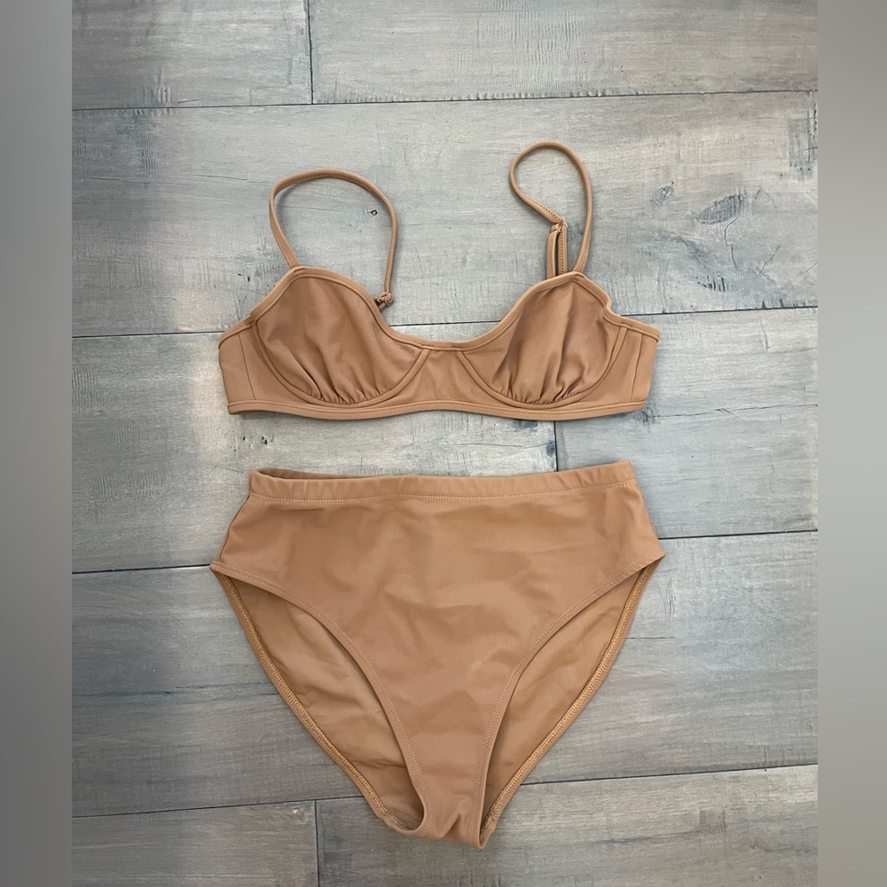 NU SWIM Bikini in Tobacco